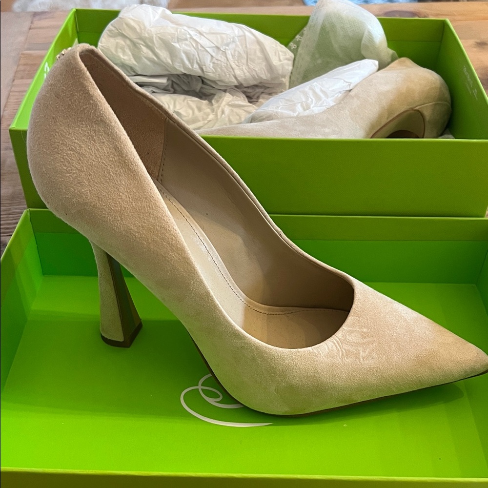 Sam Edelman Elegant Beige Heels